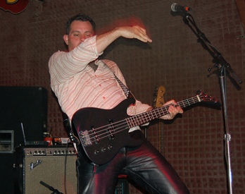 Rockin' out at Red Eyed Fly, Austin, TX, Sep 1, 96